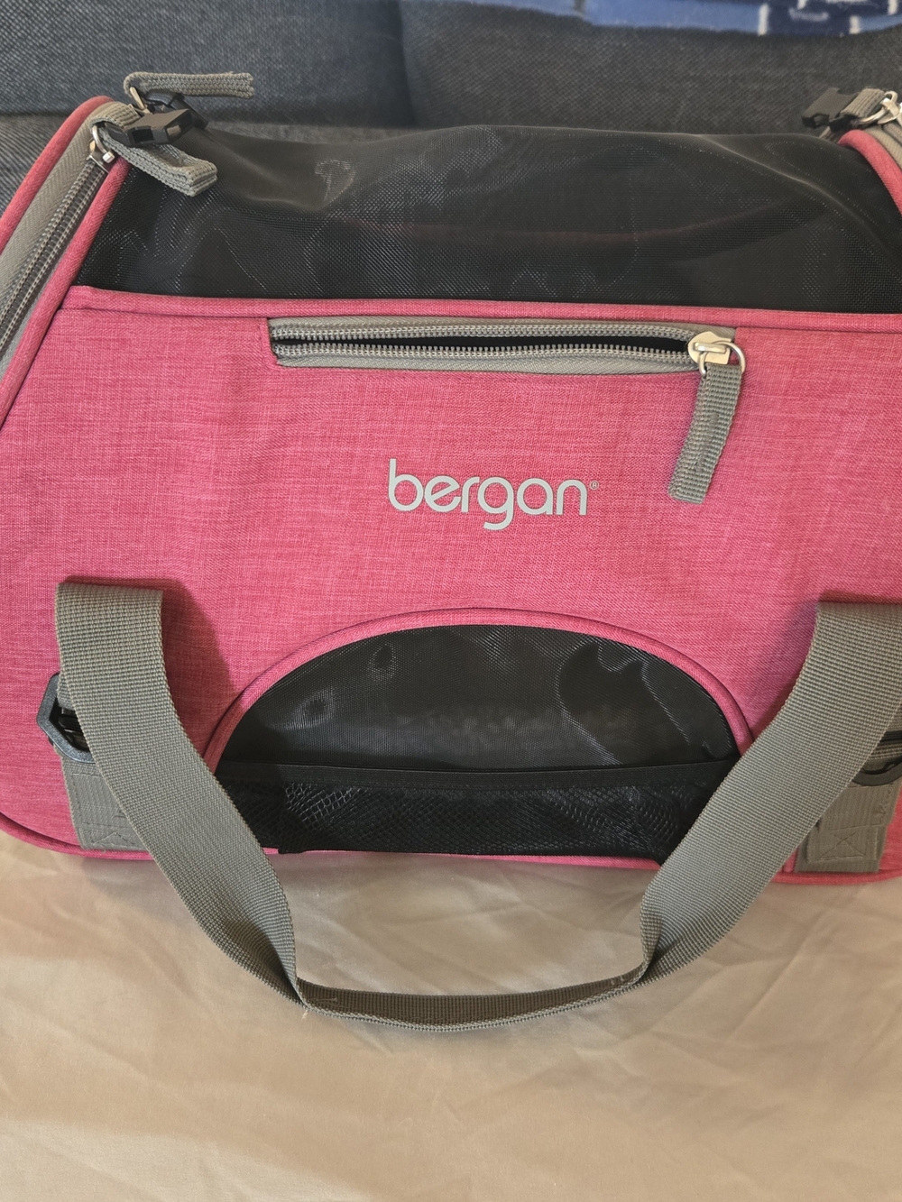 Bergan Pink Pet Carrier Tote Bag